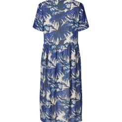 Aliya Midi Dress SS - Blue