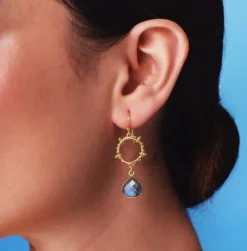 Allegra Earrings - Labradorite