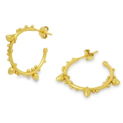 Allegra Hoop Earrings - Gold
