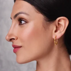 Allegra Hoop Earrings - Gold