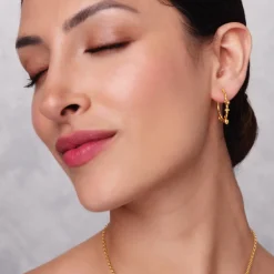 Allegra Hoop Earrings - Gold