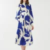 Alondra Dress - Datura Cobalt