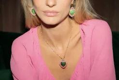 Amor Earrings - Green