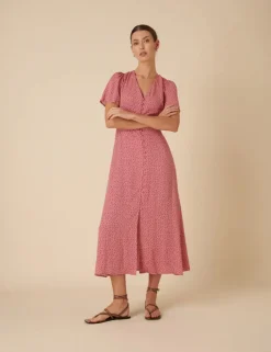 Andie Midi Dress - Pink