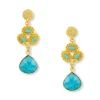 Anika Earrings Turquoise