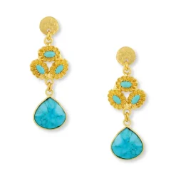 Anika Earrings Turquoise