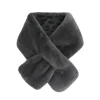 Animal Print Lined Scarf - Noir
