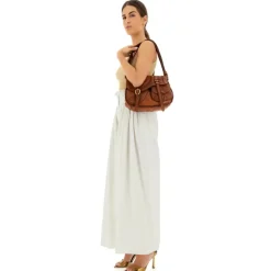 Arya Shoulder Bag - Cognac