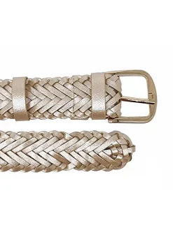 Ashford Woven Belt - Gold