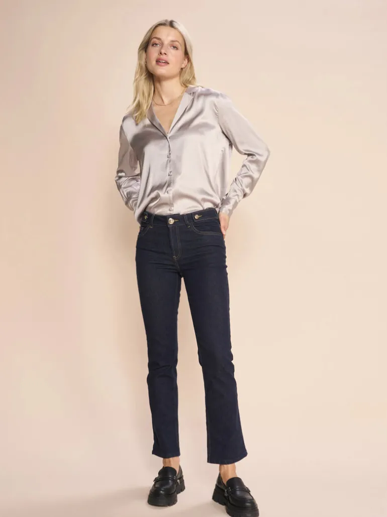 Ashley Twist Nola Jeans - Dark Blue