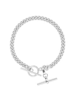 Baby Silver Curb Bracelet