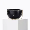 Banana Smile Leather Bag - Box Black