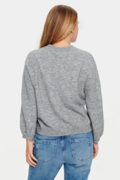 Barbel Pullover - Mist Grey Melange