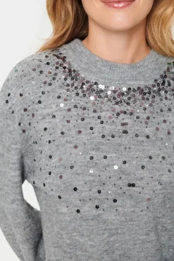 Barbel Pullover - Mist Grey Melange