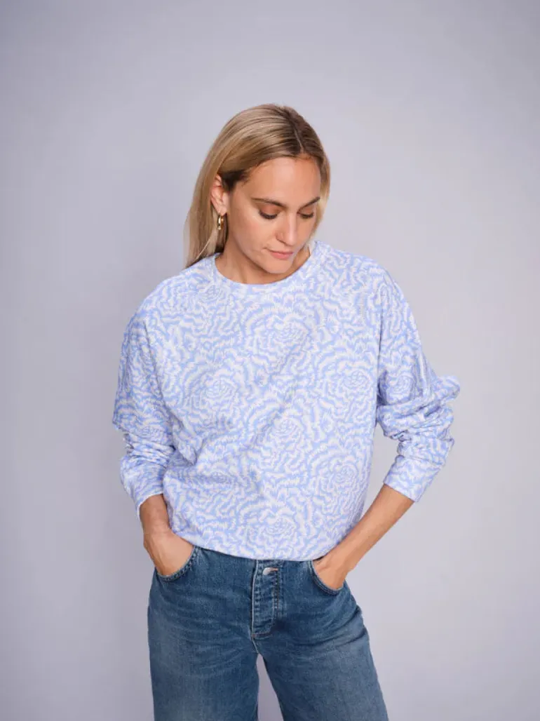Barbro O-LS Spring Sweatshirt - Ecru