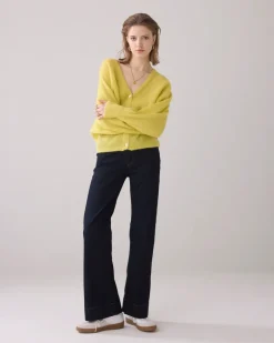 Batwing Cardi - Mimosa Yellow