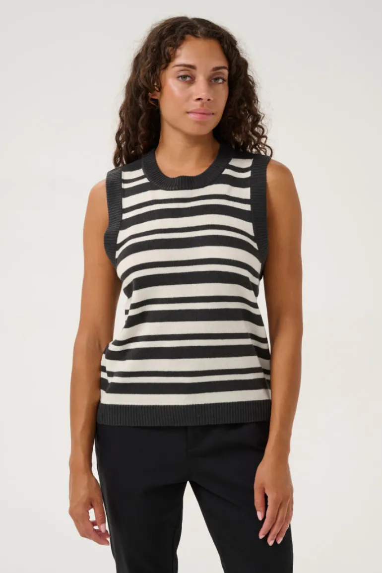 Bay Vest - Phantom/Whitecap Stripe