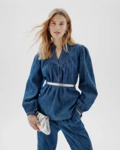 Beatrix Shirt - Beacon blue