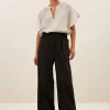 Benji Poplin Pants - Black