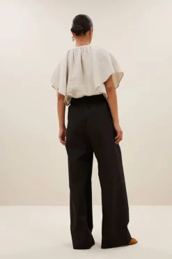 Benji Poplin Pants - Black