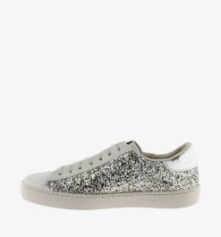Berlin Glitter Trainers - Plata