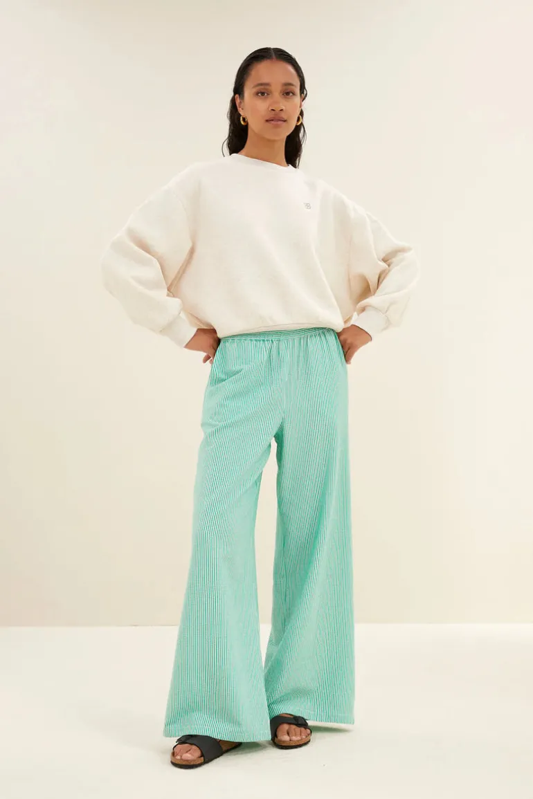 Bibi Disco Sweater - Oyster Melee