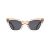 Big Kanye Sunglasses - Demi Grey/Crystal Transparent