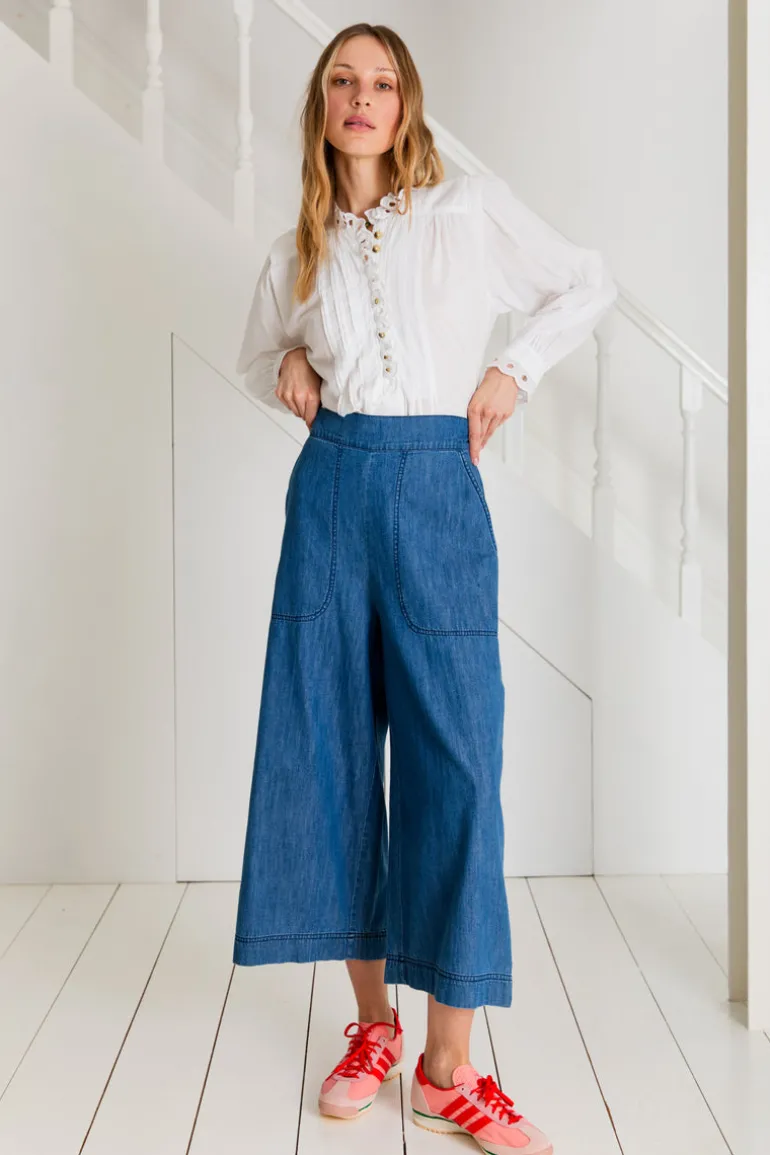 Bijou Organic Denim Trs - Mid Denim
