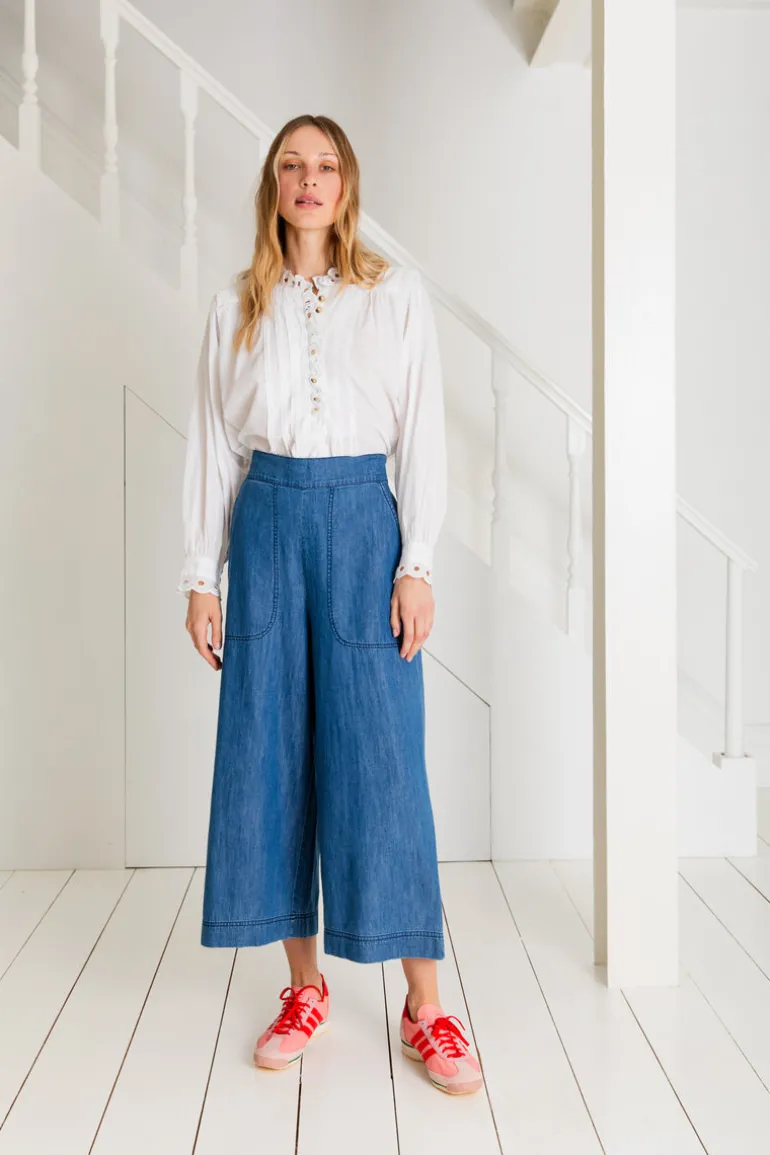 Bijou Organic Denim Trs - Mid Denim