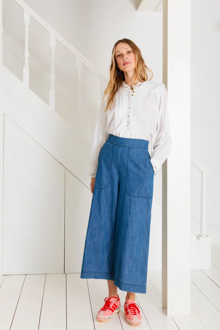 Bijou Organic Denim Trs - Mid Denim