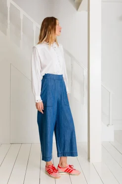 Bijou Organic Denim Trs - Mid Denim