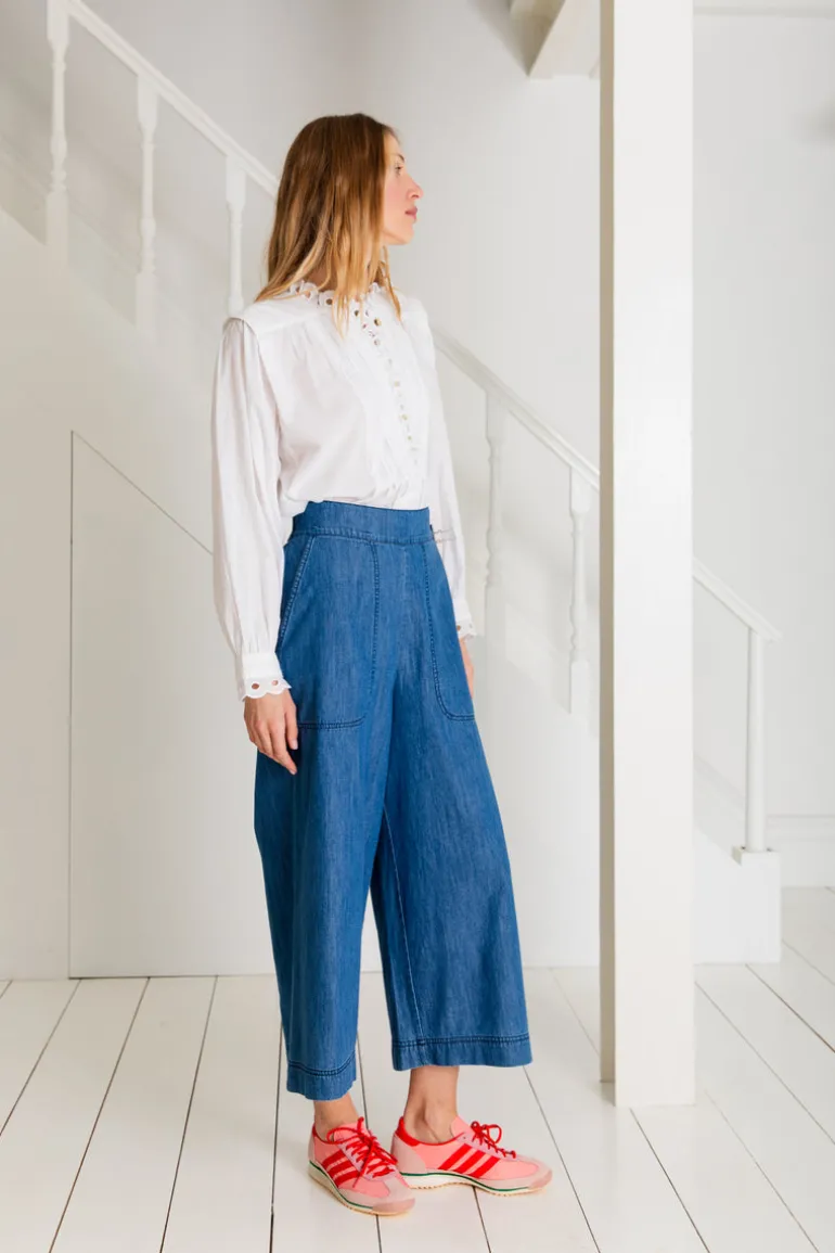 Bijou Organic Denim Trs - Mid Denim