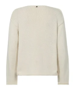 Bine LS V-neck Knit - Ecru