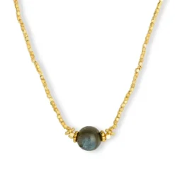 Bluebell Choker Necklace - Labradorite