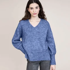Bocma V-Neck Knit - Fjord