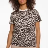 Boro T-Shirt With Leopard Print - Leopard