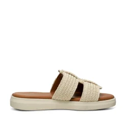Brenna Jute Sandal - Off White