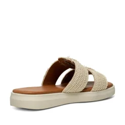 Brenna Jute Sandal - Off White