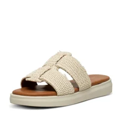 Brenna Jute Sandal - Off White