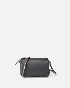 Brewton Front Flap Bag - Black
