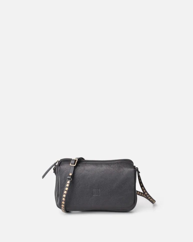 Brewton Front Flap Bag - Black