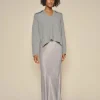 Briana Glossi Skirt - Sharkskin