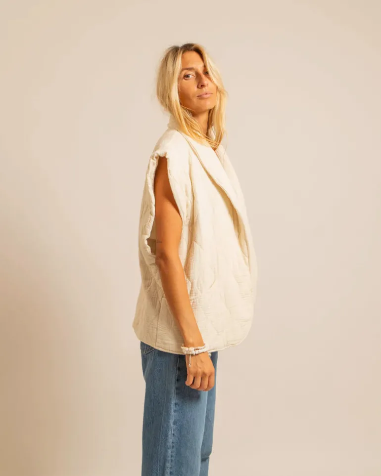 Brooklyn Gilet - Creme