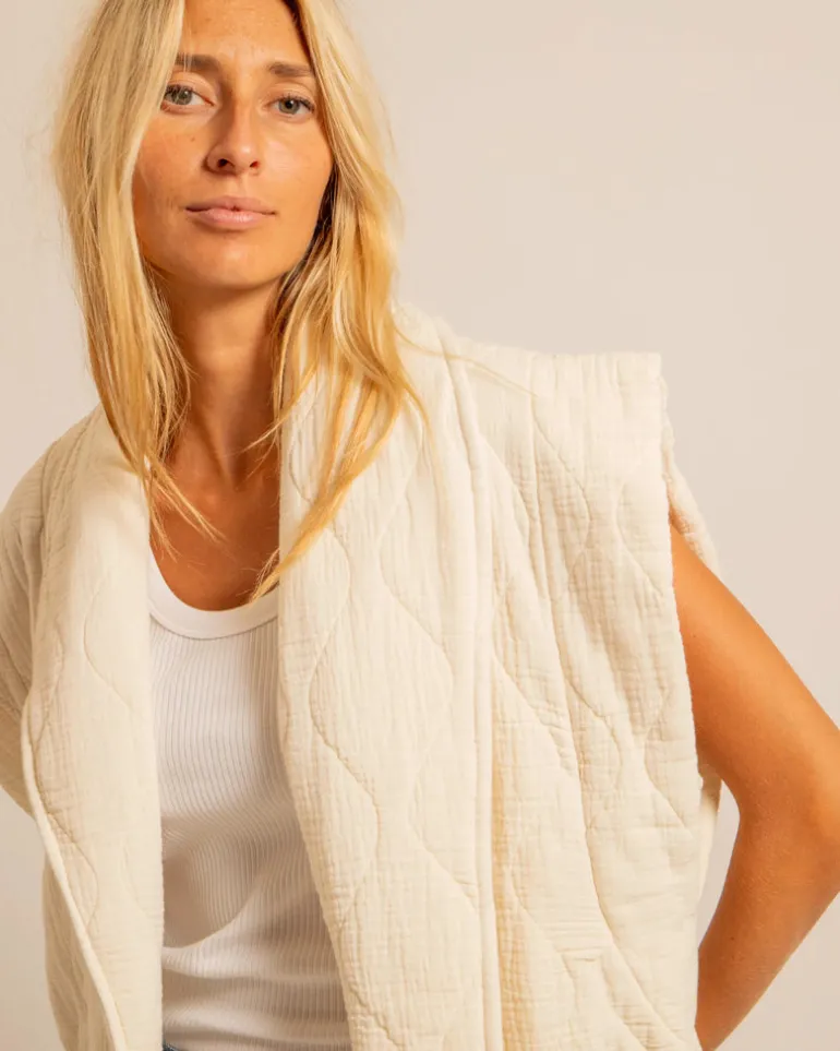 Brooklyn Gilet - Creme