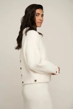 Bubbly Boxy Jacket - Snow White