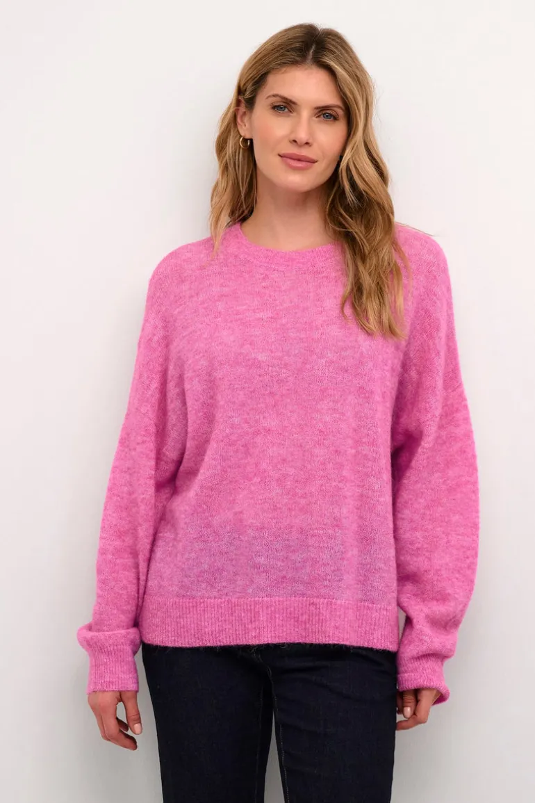 Cacheia On Pullover - Phlox Pink Melange
