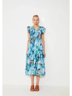 Calipso Dress - Turquoise