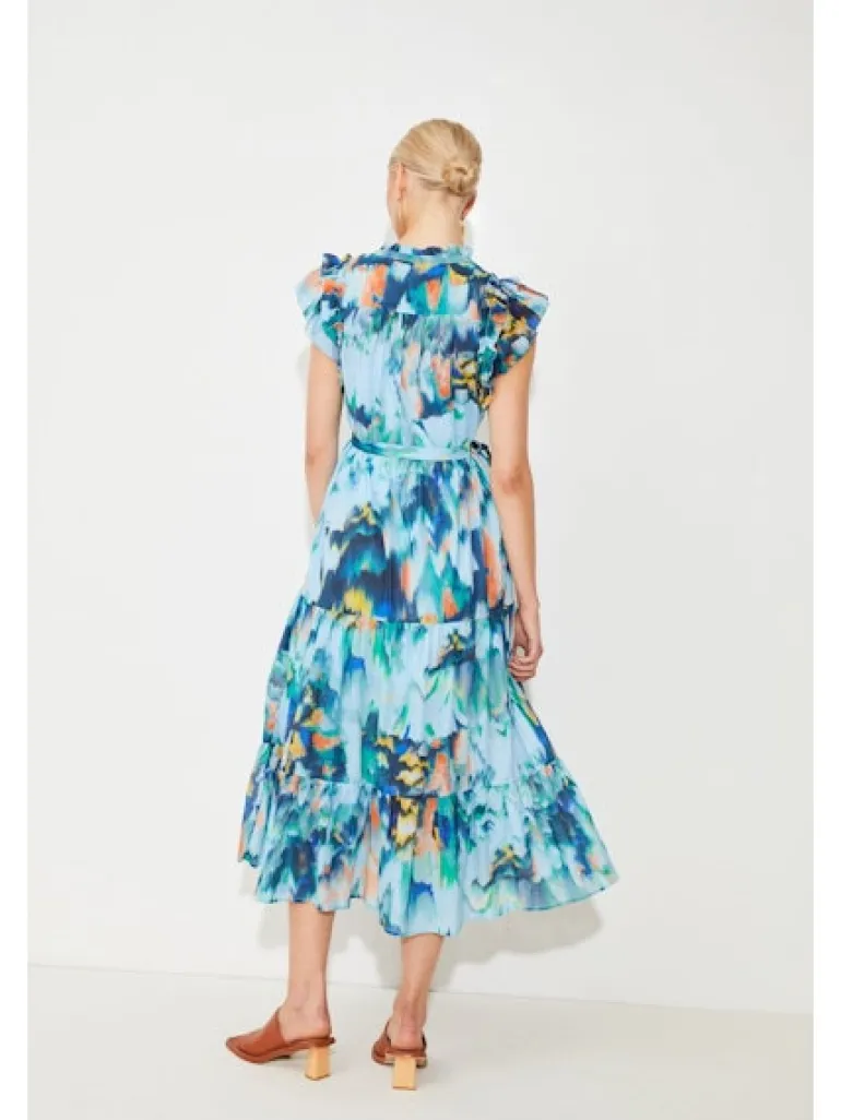 Calipso Dress - Turquoise