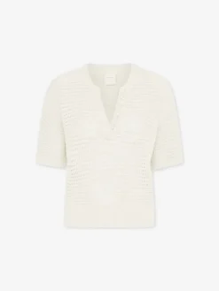 Callie Knit Top - Egret