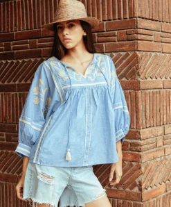 Camden Top - Blue